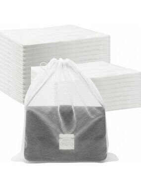 300 Pcs Handbag Dust Bags - 19.7"x23.7" Non-Woven Storage Bags for Protection